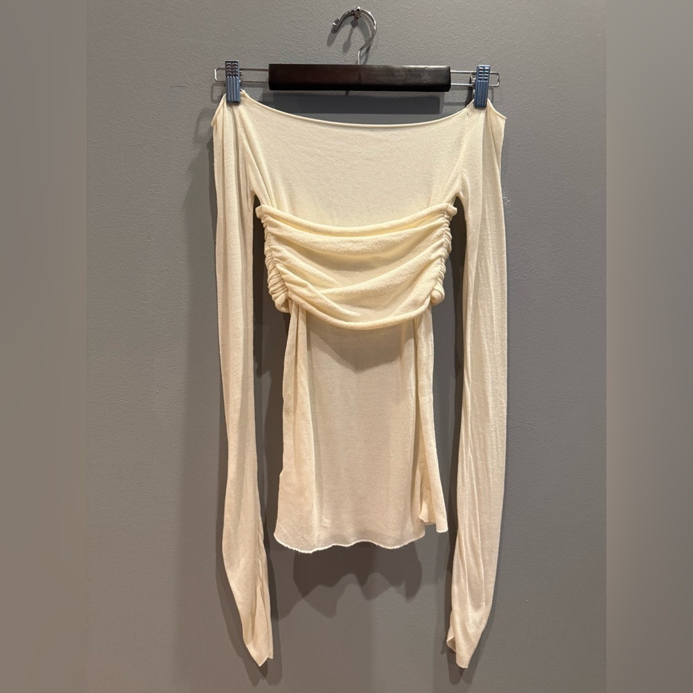 Off the Shoulder Bow Bandeaux Top - Picture 7 of 9